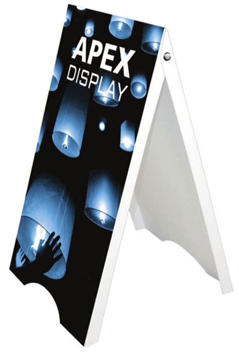 Apex Plastic A-Frame Sidewalk Sign Stand