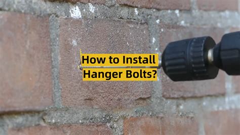 How to Install Hanger Bolts? - ToolsProfy