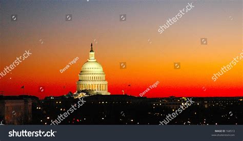 Capitol Building Sunset Stock Photo Shutterstock