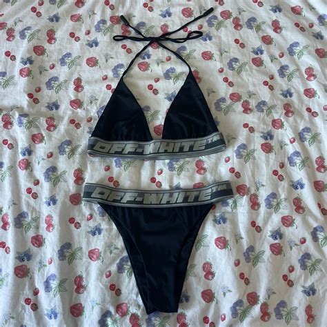 Off White Bikini Bottoms Are Size 38 But I Cut The Depop