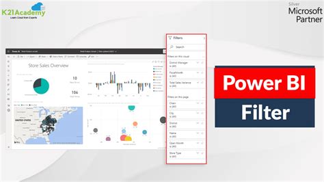 Power BI Filters Automatic Filters Manual Filters Drill Through Filters