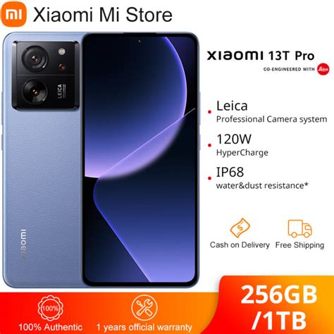 Global Version Xiaomi 13T Pro 5G 50MP Camera 144Hz AMOLED Display