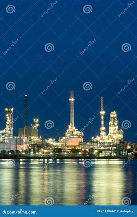 Oil refinery stock photo. Image of diesel, industrial - 26118662