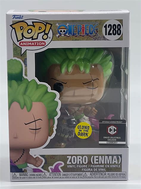 Funko One Piece Pop Animation Roronoa Zoro Figura De Vinilo Exclusiva