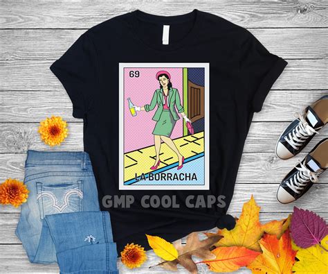 La Borracha Loteria Mexicana Playera Para Mujer Etsy M Xico