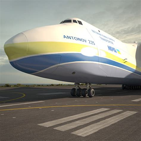 3D модель Антонов Ан-225 Мрия - TurboSquid 1319545