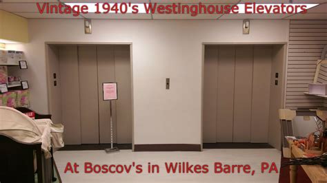 Vintage 1940s Westinghouse Elevator At Boscovs In Wilkes Barre Pa