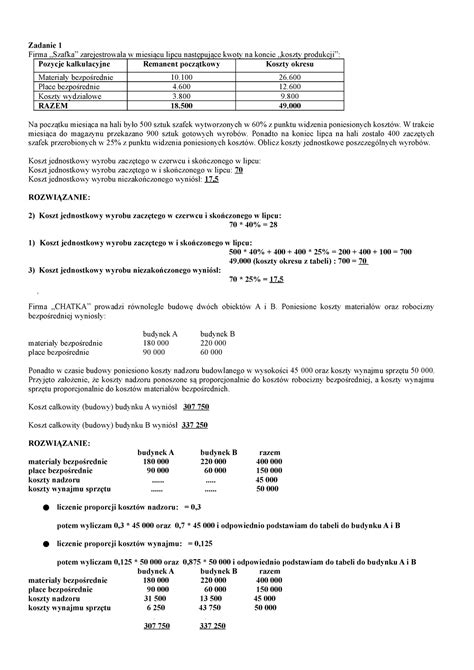 Teoria Zadania Notatki Finanse I Rachunkowo Uwr Studocu