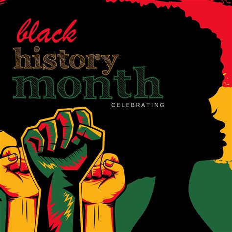 Black History Month Poster with African American Woman Free Vector 17227633 Vector Art at Vecteezy