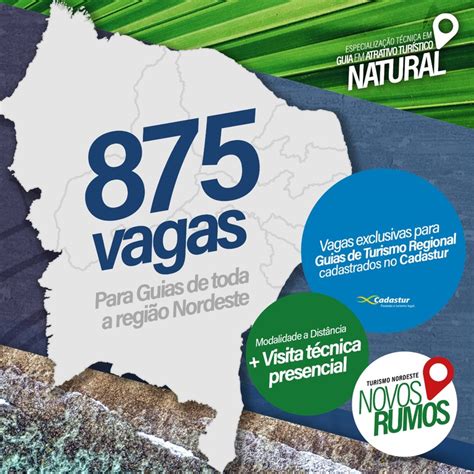 Vagas Guia De Turismo - OPORTUNIDADE! IFPB oferta 875 vagas para guias de turismo do Nordeste