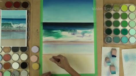 OCEAN PAINTING TUTORIAL | Acrylic Techniques - PaintingTube