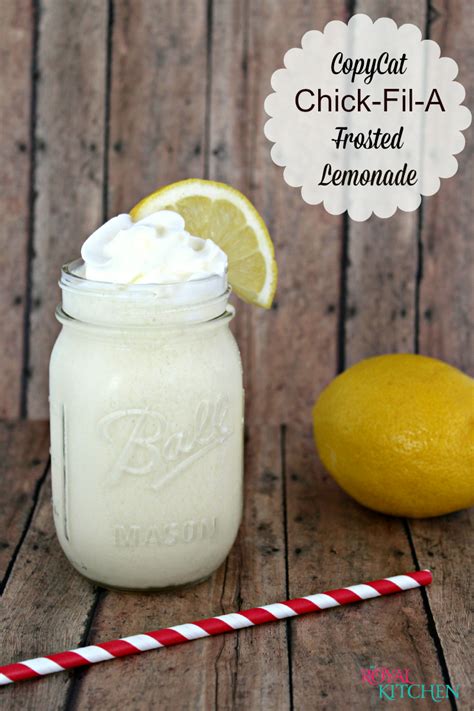 CopyCat Chick Fil A Frosted Lemonade Recipe