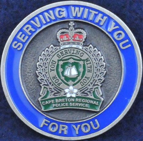 Cape Breton Regional Police Service 15th Anniversary Challengecoinsca