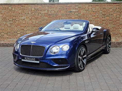 Used Bentley Continental Gt V S Convertible Light Sapphire