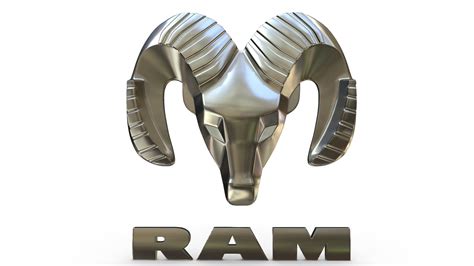 3d Ram Logo Cgtrader