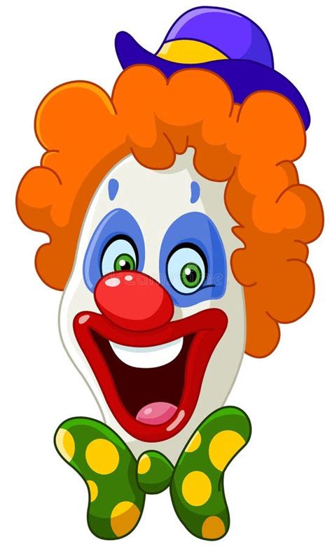 Visage De Clown Stock Illustrations Vecteurs Clipart