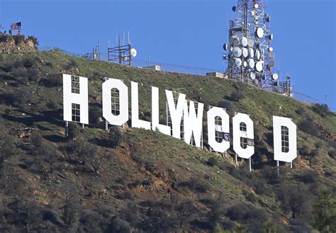 Hollywood Sign Altered to Say 'Hollyweed' | TIME