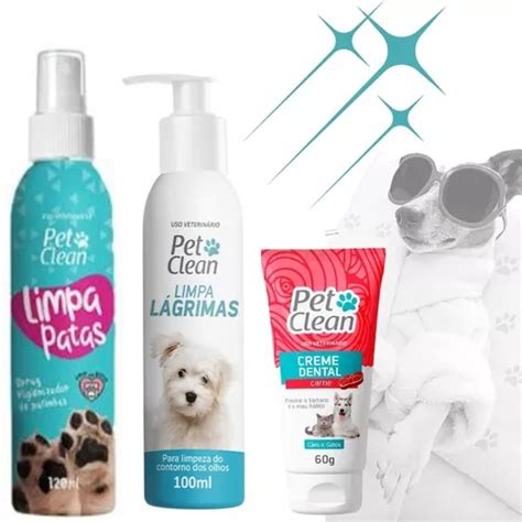 Kit Limpa Patas L Grimas Pasta Dente Pet Clean C O Gato