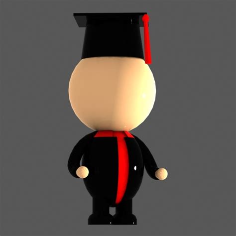 3d Model Student Character