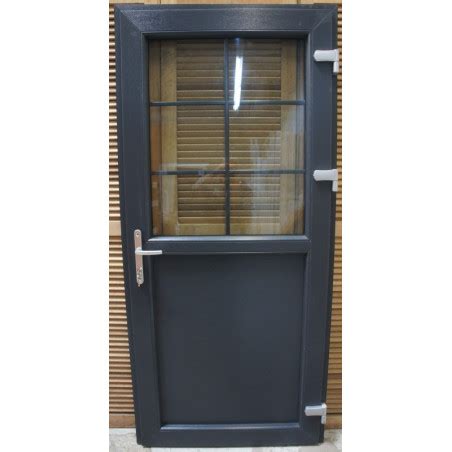 porte d entrée pvc anthracite