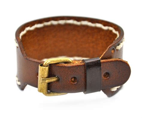 Genuine Leather Bracelet Women Men Buckle Bracelet Straps Bracelet