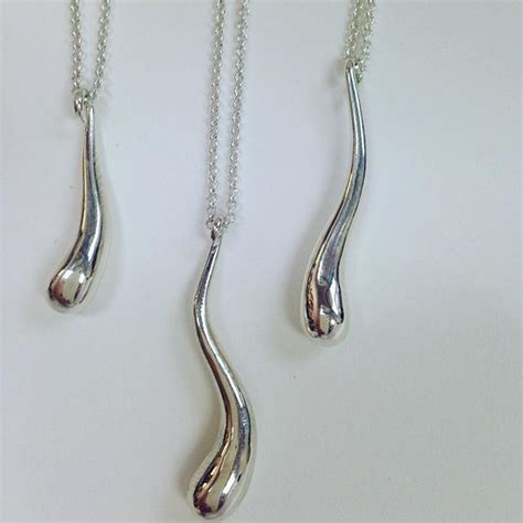 Vancouver Raindrops Sterling Silver Raindrop Pendants Silver Rain