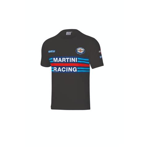 T Shirt Martini Black Sparco Racingstar