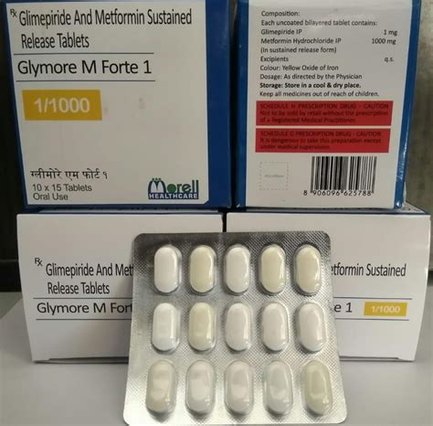 Glimepiride Mg Metformin Mg Packaging Size At Best Price