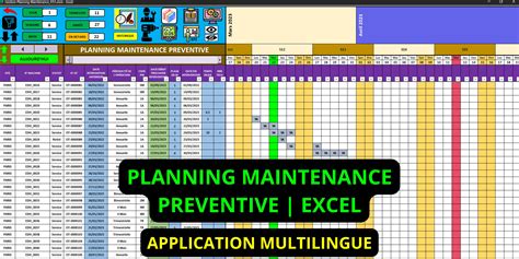 Preventive Maintenance Management Application On Excel CMMS Excel