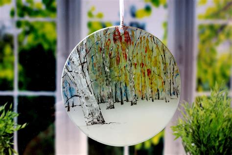 Suncatchers Sun Catcher Christmas Ornaments Glass Ornament Etsy