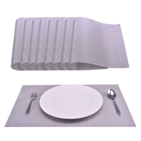 Decozen Pvc Placemats Set Of For Dining Table Coffee Table Kitchen