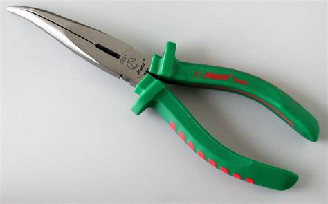 คมปากแหลม snipe nose pliers with cutter KEN 558