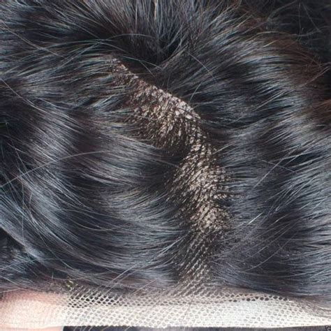 RITZKART Brown Front Lace Hair Patch, Human Hair Patch, Men Hair Patch ...