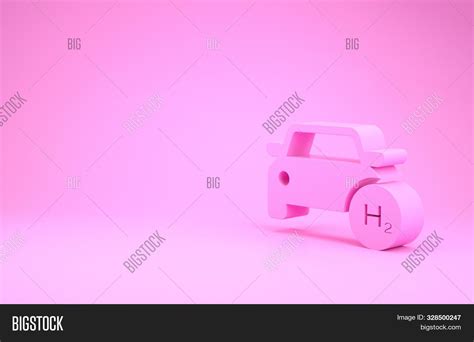 Pink Hydrogen Car Icon Image & Photo (Free Trial) | Bigstock