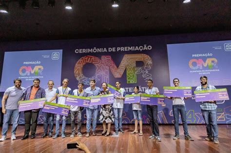 Estudantes Premiados Na Olimp Ada De Matem Tica Do Recife Embarcam Para