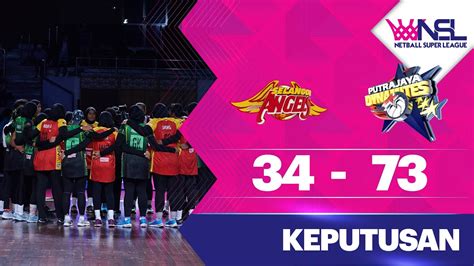 Selangor Angels 34 73 Putrajaya Dynamites NSL 2023 YouTube