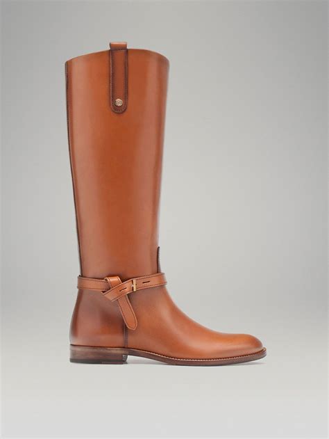 Love The Rich Color And Classic Style Massimo Dutti Leather Riding Boot