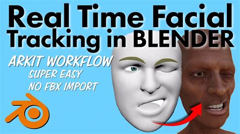 Real Time Facial Motion Capture In Blender No Fbx Import Youtube