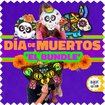 Day of The Dead Art Bundle of Activities / Muertos Crafts and Classroom ...