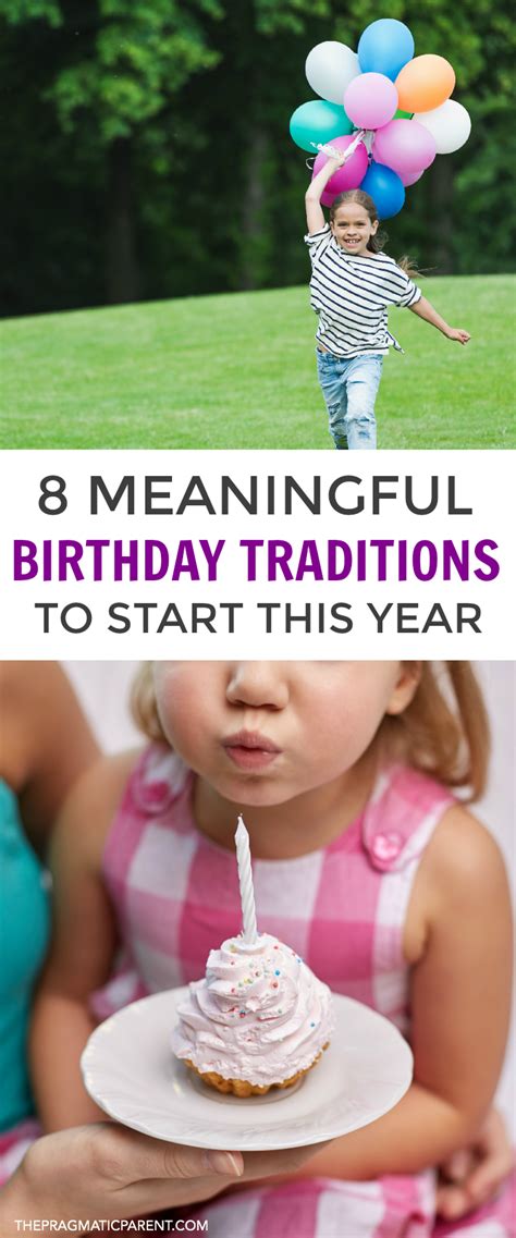memorable birthday traditions  kids  love birthday