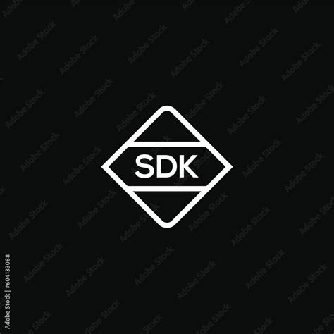 SDK Letter Design For Logo And Icon SDK Monogram Logo Vector