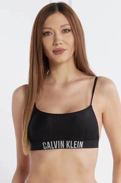 Bikini Top Calvin Klein Swimwear Black Gomez Pl En