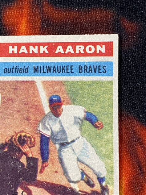 Topps Hank Aaron Milwaukee Braves See Photos Ebay