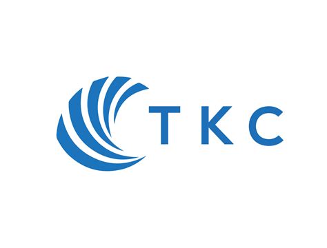 Tkc Letter Logo Design On White Background Tkc Creative Circle Letter