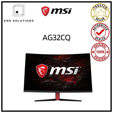 Msi Optix Ag Cq K Hz Ms Wqhd Curved Gaming Monitor Shopee