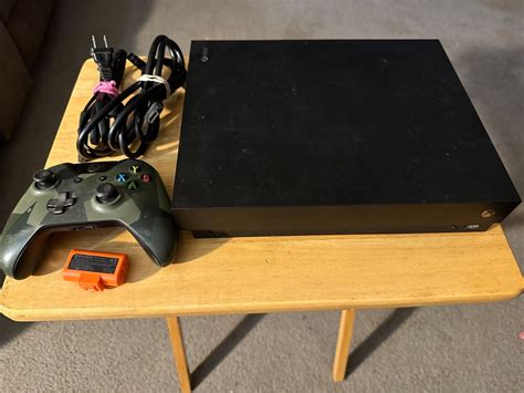 Microsoft Xbox One X Model 1787 1tb With Controller Power Cord