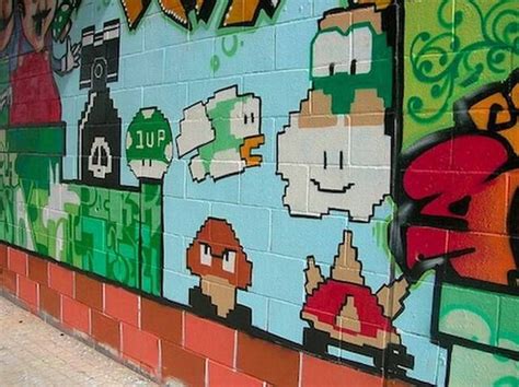 Amazing Super Mario Street Art 20 Pics