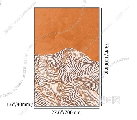 装饰画3d贴图下载 Id101273723 建e室内设计网