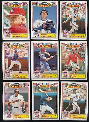 Topps Glossy All Star Set Cal Ripken Jr Mike Schmidt Tony