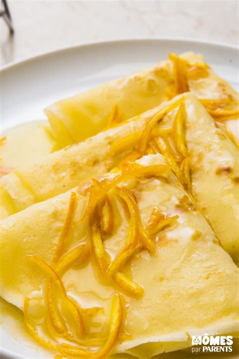 Recette de crêpes Suzette sans alcool pour les enfants Recipe